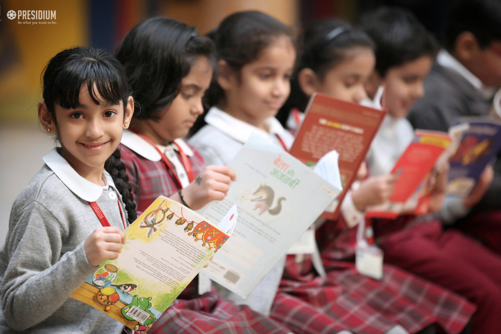 Presidium Dwarka-6, YOUNG PRESIDIANS ENJOY THE WONDERFUL STORY TIME WITH TEACHERS!