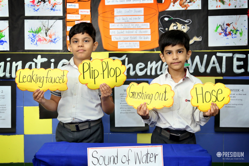 Presidium Dwarka-6, THEME ‘WATER’ CULMINATED WITH AN INTERESTING ACTIVITY & A PLEDGE