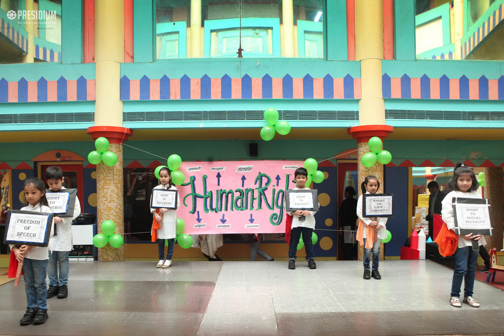 Presidium Dwarka-6, PRIDEENS SPREAD THE IDEALS OF HUMANITY ON WORLD HUMAN RIGHTS DAY