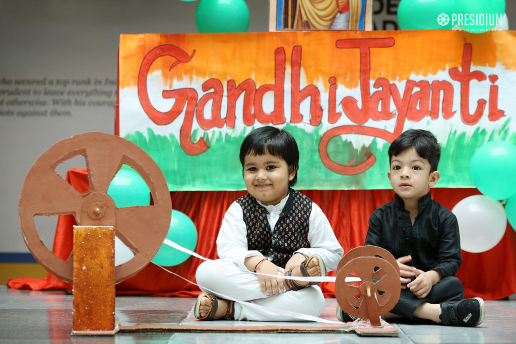 Presidium Dwarka-6, PRESIDIANS HONOUR GANDHIJI FOR HIS SIMPLICITY ON GANDHI JAYANTI