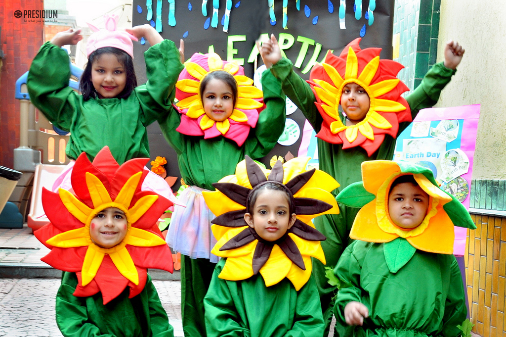 Presidium Vivek Vihar, SPREADING THE MESSAGE OF SAVING ENVIRONMENT ON WORLD EARTH DAY!