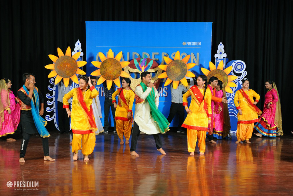 Presidium Gurgaon-57, MRS. SUDHA GUPTA MA’AM  ACKNOWLEDGES TEACHERS  AT CHAIRPERSON HONOURS