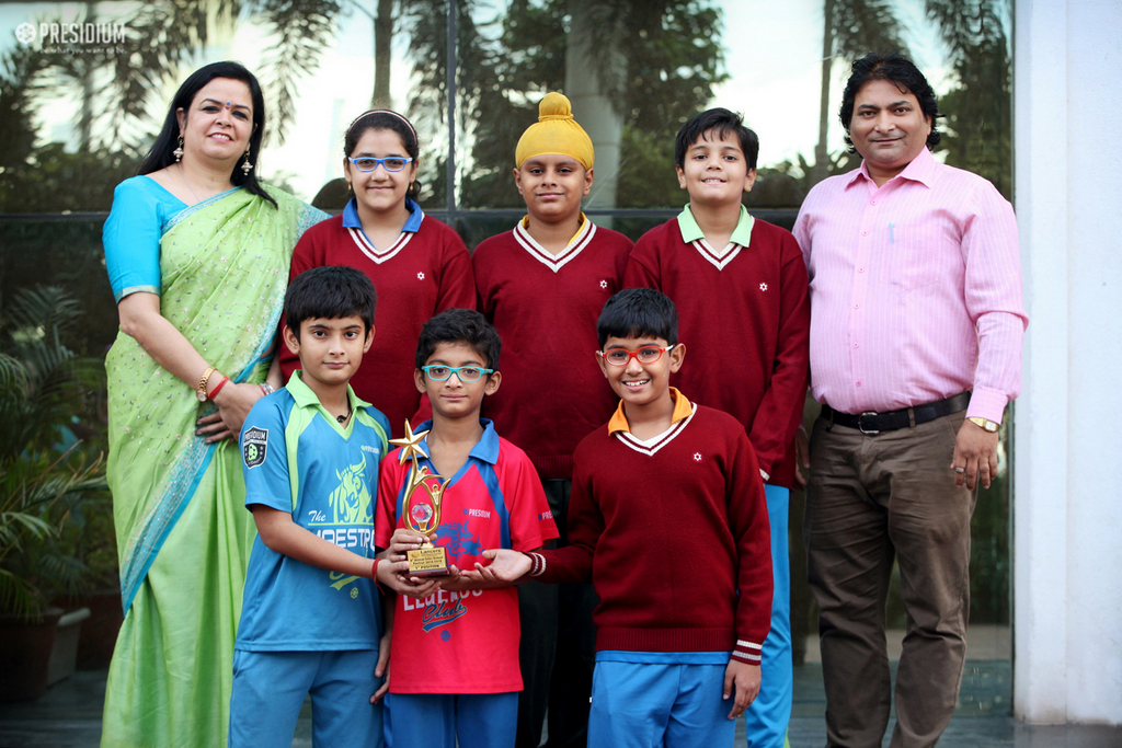 Presidium Gurgaon-57, PRESIDIANS PROVE THEIR METTLE AT INTER SCHOOL COMPETITION