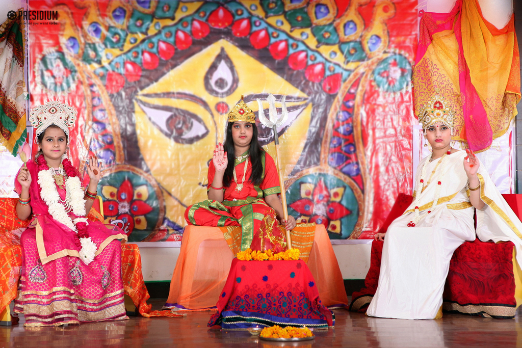 Presidium Gurgaon-57, PRESIDIANS INVOKE THE BLESSINGS OF GODDESS DURGA ON 'NAVRATRI'