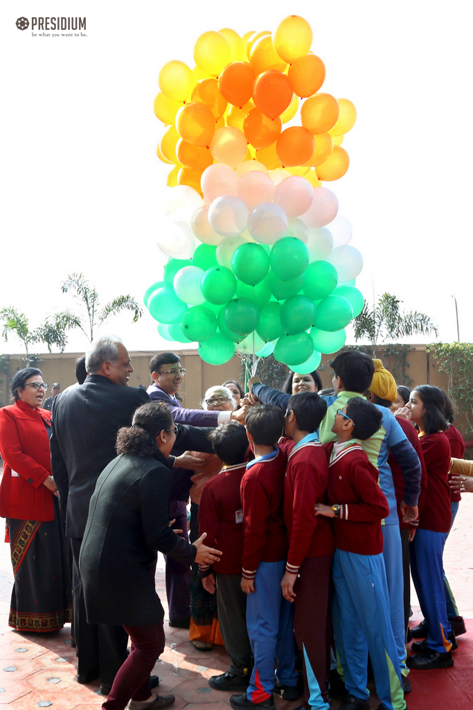 Presidium Gurgaon-57, PRESIDIANS SOAK IN THE FEELING OF PATRIOTISM THIS REPUBLIC DAY