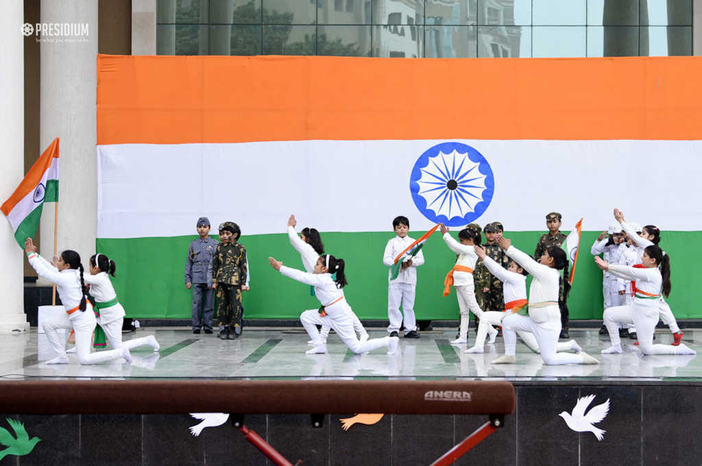 Presidium Gurgaon-57, SUDHA MAM CELEBRATES 69TH REPUBLIC DAY WITH PATRIOTIC PRESIDIANS