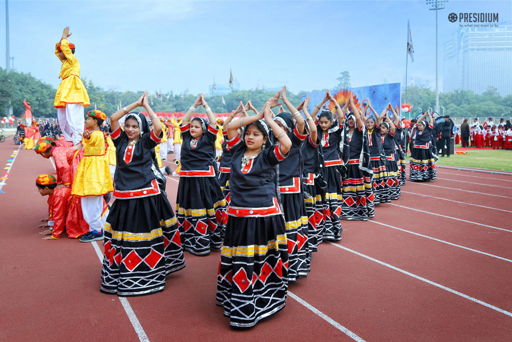 Presidium Gurgaon-57, SPORTS DAY: A DAY FILLED WITH THE EXHILARATION OF JOY & VICTORY