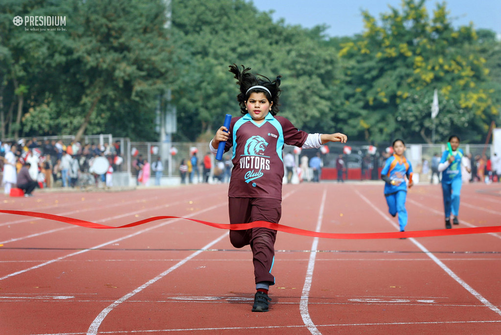 Presidium Gurgaon-57, SPORTS DAY: A DAY FILLED WITH THE EXHILARATION OF JOY & VICTORY