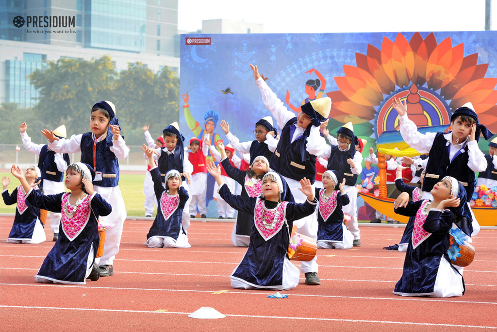 Presidium Gurgaon-57, SPORTS DAY: A DAY FILLED WITH THE EXHILARATION OF JOY & VICTORY