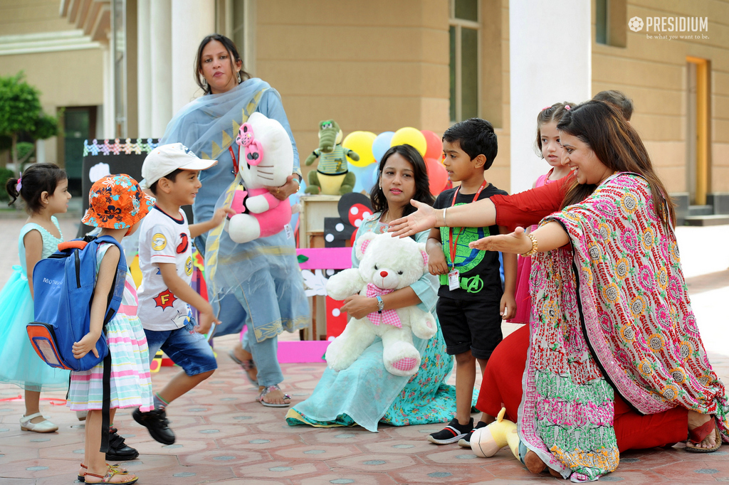 Presidium Gurgaon-57, FIRST DAY OF SCHOOL AFTER VACATIONS TURNS MEMORABLE FOR STUDENTS