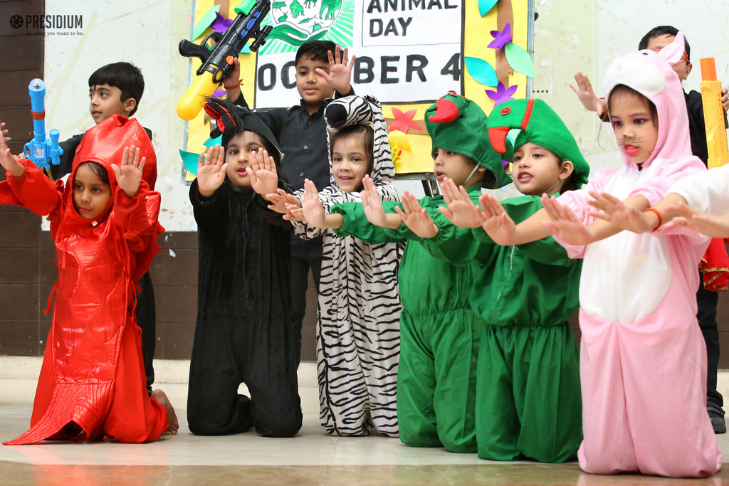 Presidium Indirapuram, WORLD ANIMAL DAY: PRESIDIUM TURNS INTO A WONDROUS JUNGLE