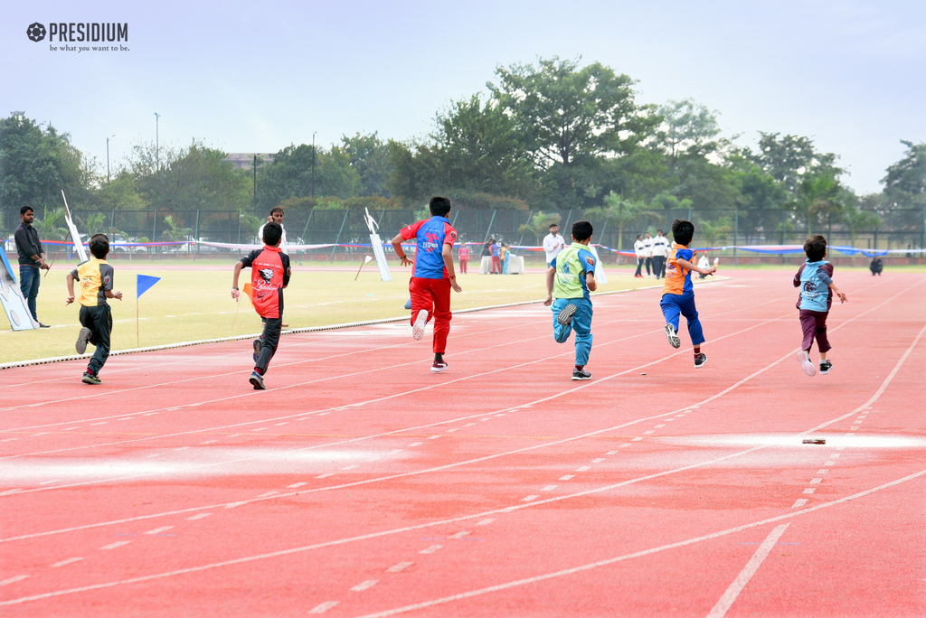 Presidium Indirapuram, STUDENTS EXHIBIT THEIR EXCEPTIONAL TALENTS AT ANNUAL SPORTS DAY