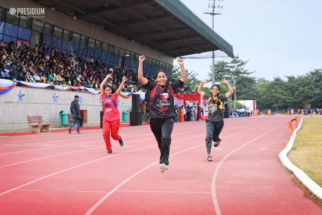 Presidium Indirapuram, STUDENTS EXHIBIT THEIR EXCEPTIONAL TALENTS AT ANNUAL SPORTS DAY