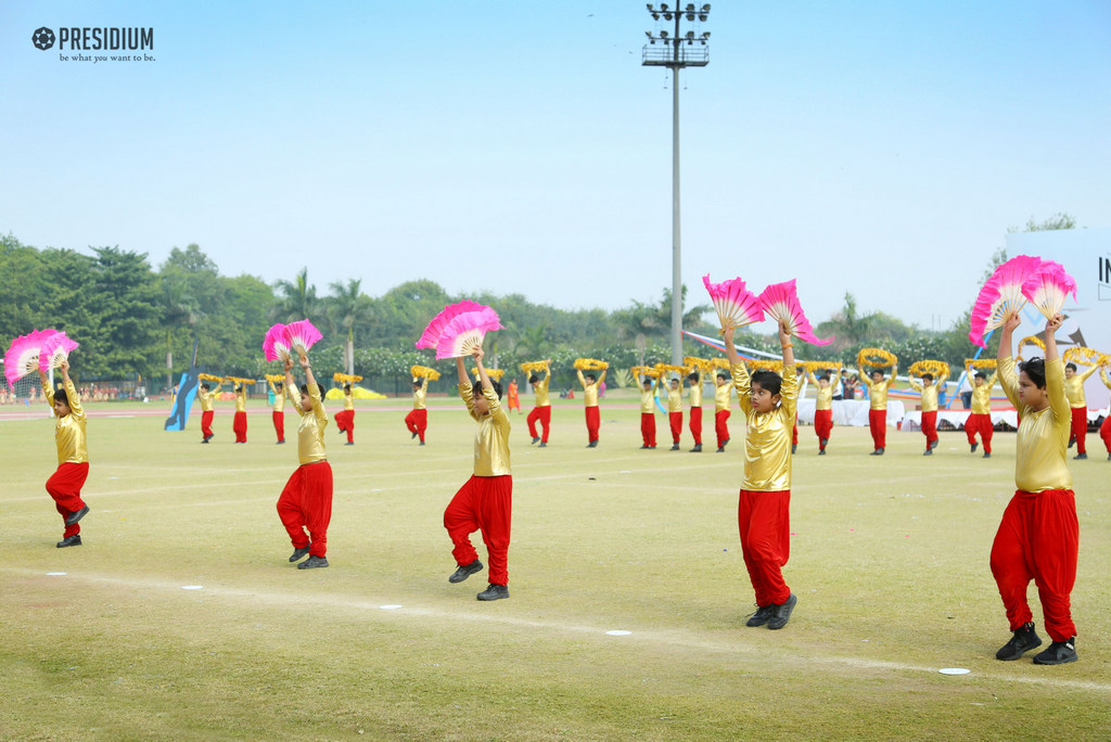 Presidium Indirapuram, STUDENTS EXHIBIT THEIR EXCEPTIONAL TALENTS AT ANNUAL SPORTS DAY