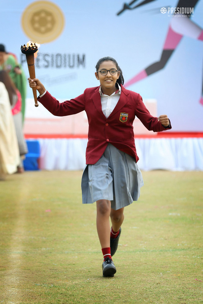 Presidium Indirapuram, STUDENTS EXHIBIT THEIR EXCEPTIONAL TALENTS AT ANNUAL SPORTS DAY