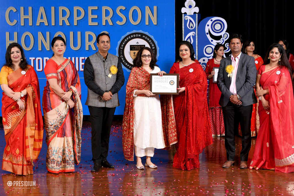 Presidium Indirapuram, TEACHERS RECEIVE RECOGNITION AT CHAIRPERSON HONOURS FOR TEACHERS