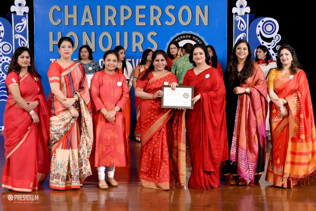 Presidium Indirapuram, TEACHERS RECEIVE RECOGNITION AT CHAIRPERSON HONOURS FOR TEACHERS