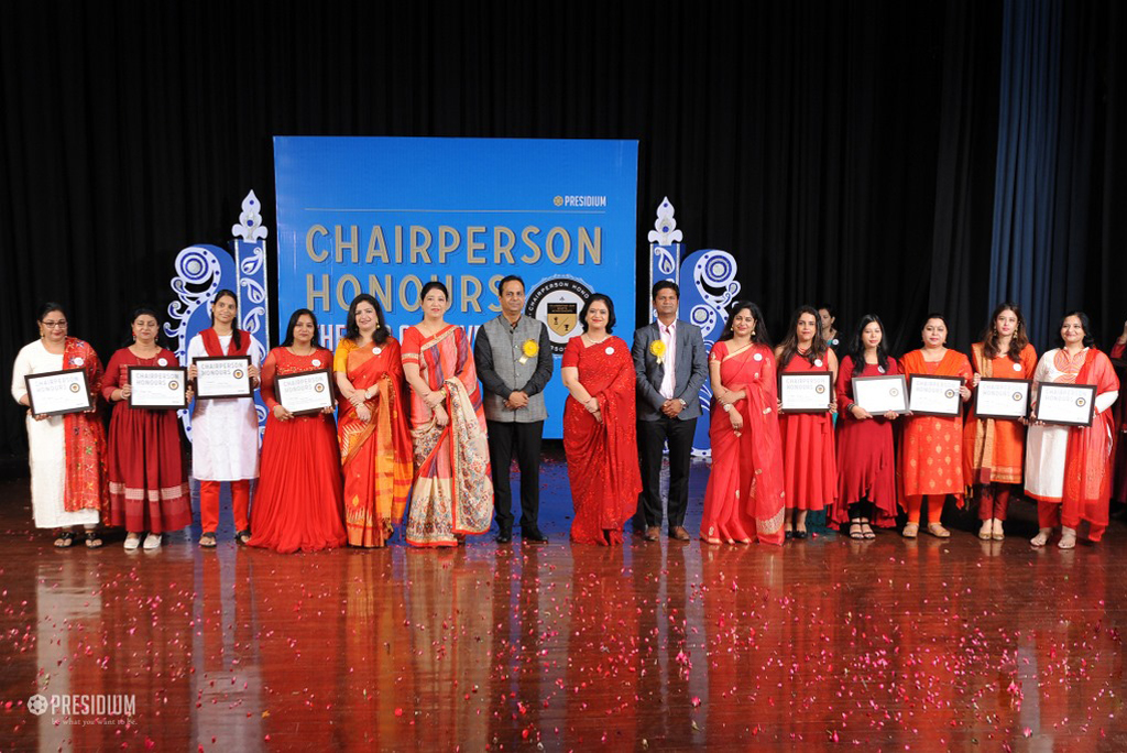 Presidium Indirapuram, TEACHERS RECEIVE RECOGNITION AT CHAIRPERSON HONOURS FOR TEACHERS