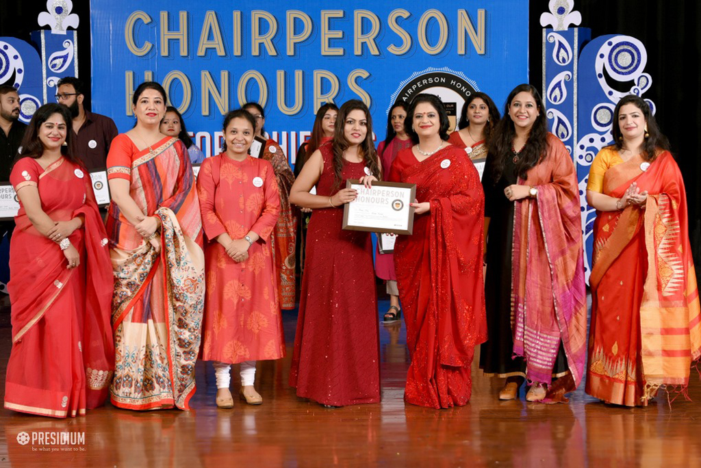 Presidium Indirapuram, TEACHERS RECEIVE RECOGNITION AT CHAIRPERSON HONOURS FOR TEACHERS