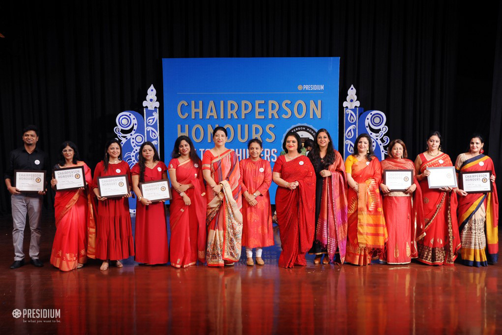 Presidium Indirapuram, TEACHERS RECEIVE RECOGNITION AT CHAIRPERSON HONOURS FOR TEACHERS