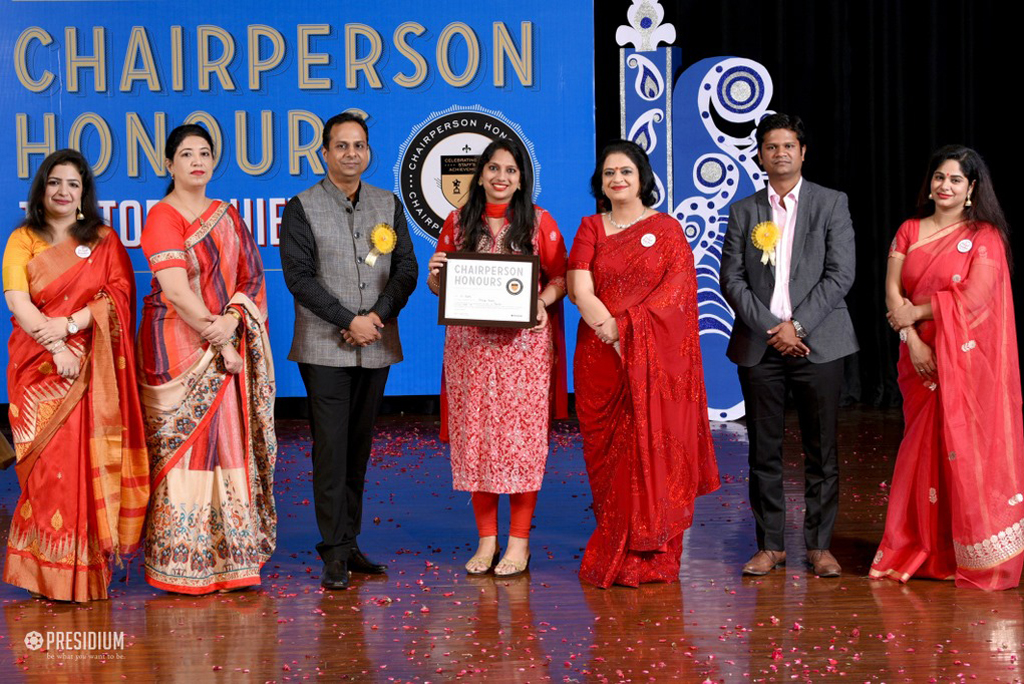 Presidium Indirapuram, TEACHERS RECEIVE RECOGNITION AT CHAIRPERSON HONOURS FOR TEACHERS