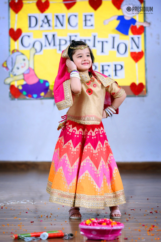 Presidium Indirapuram, PRESIDIANS SHOWCASE VIBRANT DANCE MOVES AT DANCE COMPETITION