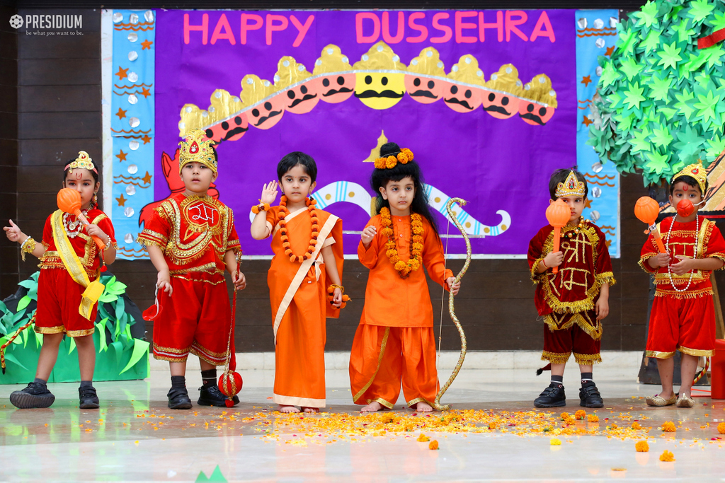 Presidium Indirapuram, PRESIDIANS GIVE MESMERIZING PERFORMANCES ON DUSSEHRA