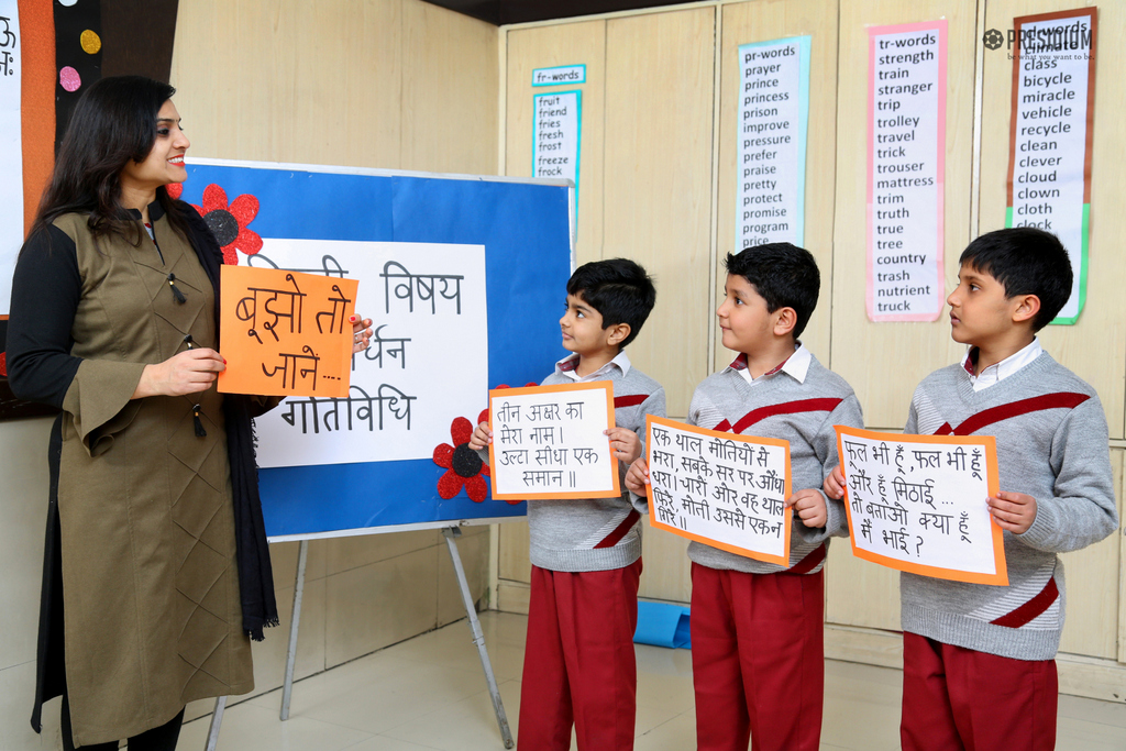 Presidium Indirapuram, ENRICHMENT ACTIVITY: PRESIDIANS HONE THEIR HINDI LANGUAGE SKILLS