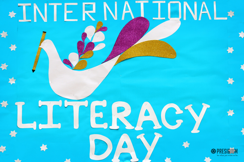 Presidium Indirapuram, WORLD LITERACY DAY: LET’S  PLEDGE TO LEND A ‘READING’ HAND!