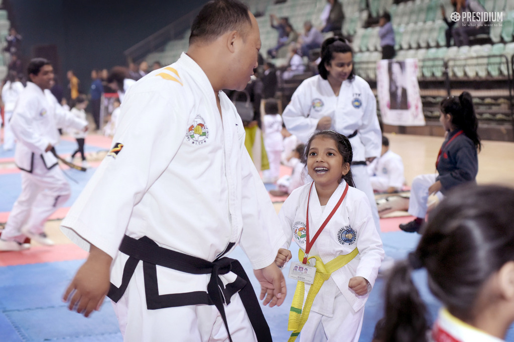 Presidium Indirapuram, LITTLE CHAMPIONS WIN A GOLD MEDAL IN ITF TAEKWONDO CHAMPIONSHIP