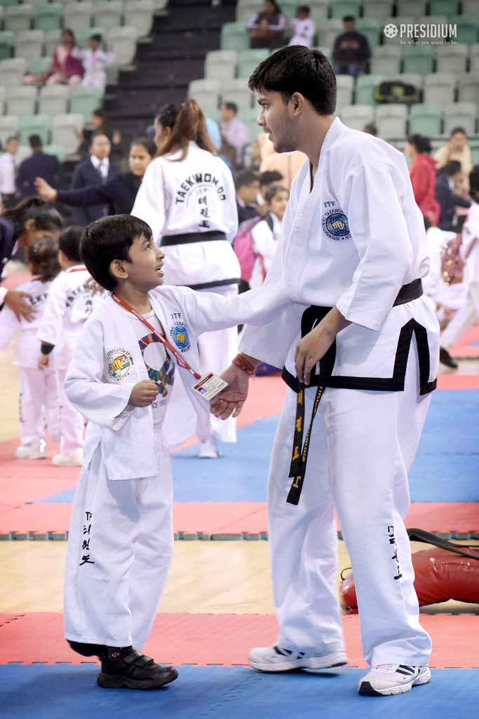 Presidium Indirapuram, LITTLE CHAMPIONS WIN A GOLD MEDAL IN ITF TAEKWONDO CHAMPIONSHIP