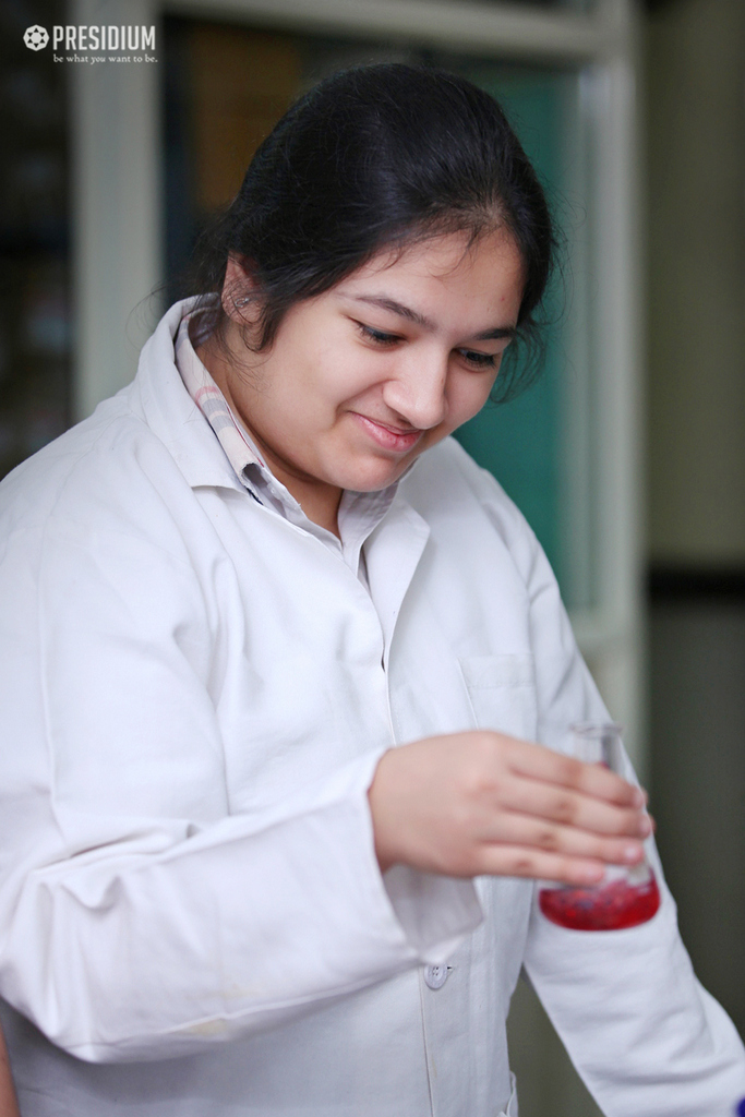 Presidium Indirapuram, YOUNG SCIENTISTS LEARN THE TECHNIQUE OF TITRATION