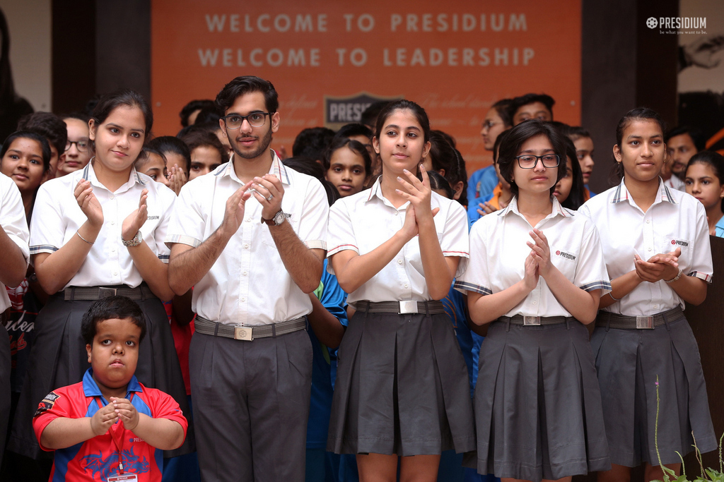 Presidium Gurgaon-57, INVESTITURE CEREMONY: PRESIDIANS PLEDGE TO TAKE RESPONSIBILITY