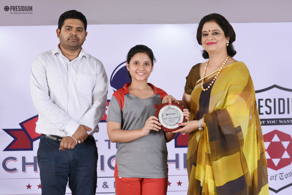 Presidium Indirapuram, CHAMPIONS OF IP OUTSHINE IN THE INTER-PRESIDIUM TABLE TENNIS