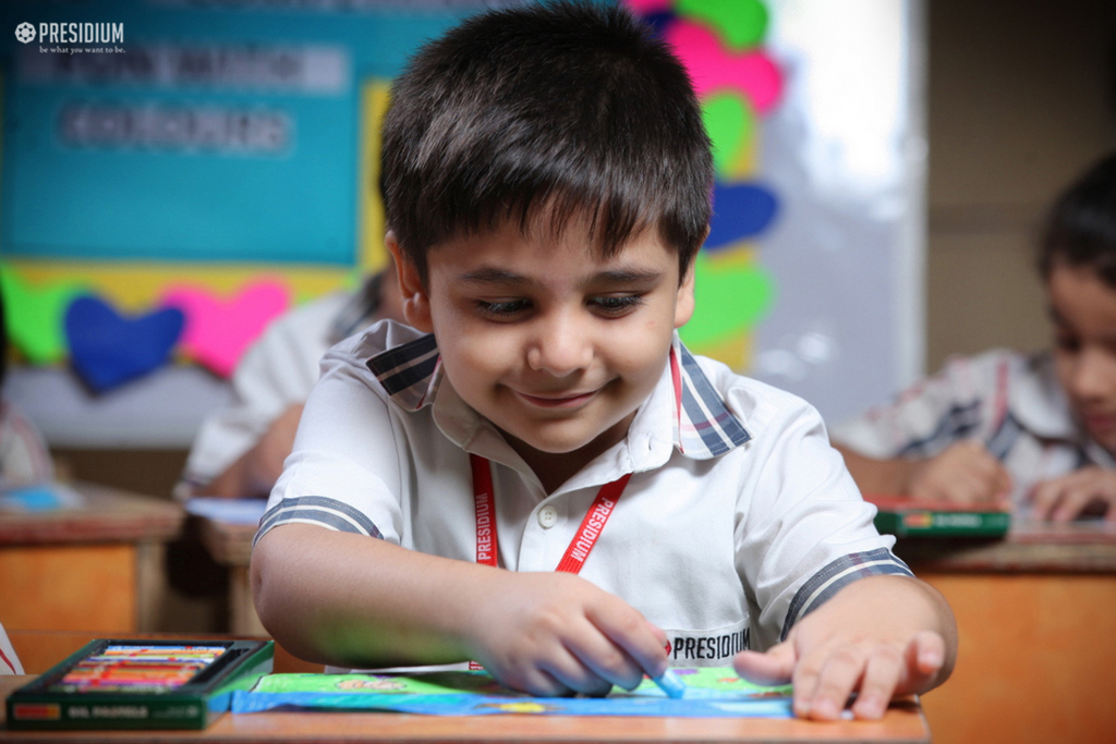 Presidium Indirapuram, COLOURING CONTEST:LITTLE PRESIDIANS DISCOVER THEIR ARTISTIC SIDE 