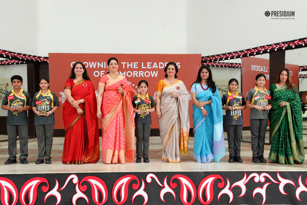 Presidium Indirapuram, PRESIDIANS PROUDLY PLEDGE TO LEAD AT THE INVESTITURE CEREMONY