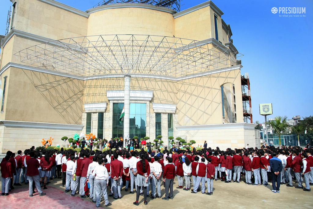 Presidium Indirapuram, PRESIDIANS CELEBRATE THE UNITY OF INDIA ON REPUBLIC DAY