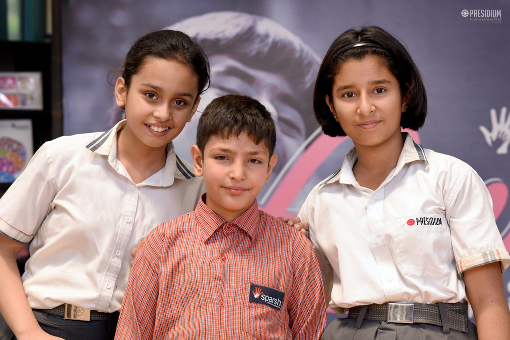 Presidium Indirapuram, YOUNG PHILANTHROPISTS VISIT SPARSH TO SEE THEIR SPECIAL FRIENDS