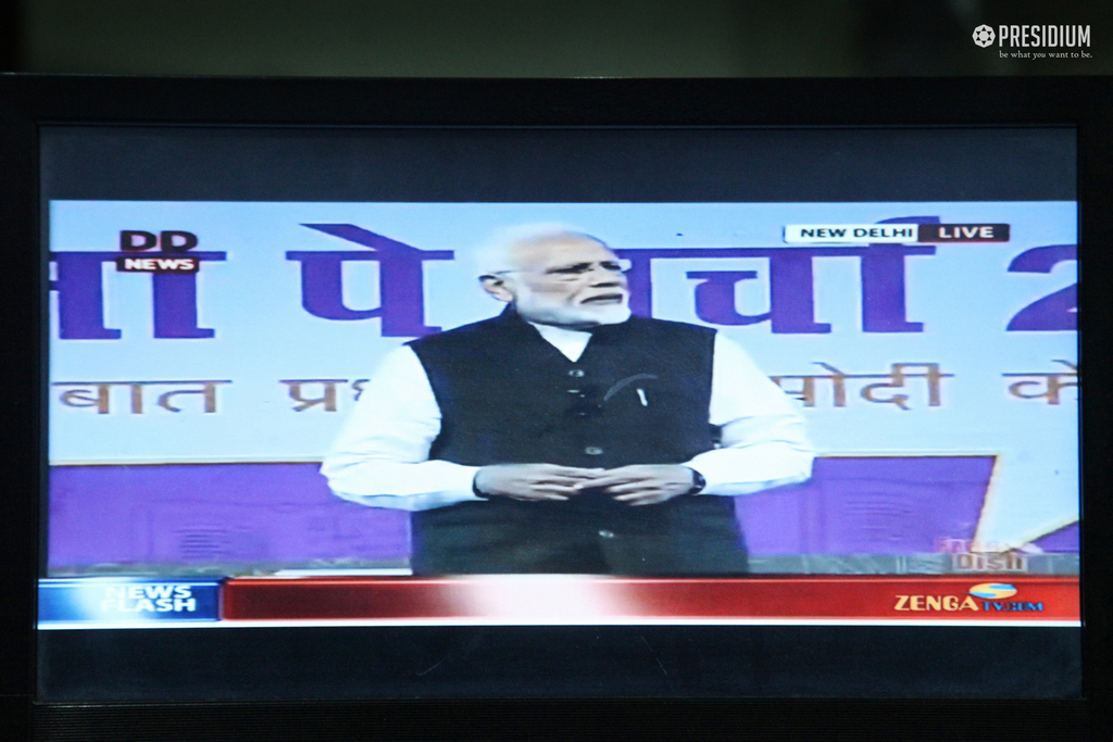 Presidium Indirapuram, 'PARIKSHA PE CHARCHA': PM MODI'S INTERACTION WITH THE YUVA SHAKTI