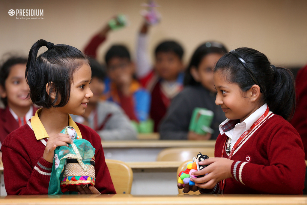 Presidium Indirapuram, YOUNG ARTISTS TAKE PART IN PUPPET MAKING ACTIVITY