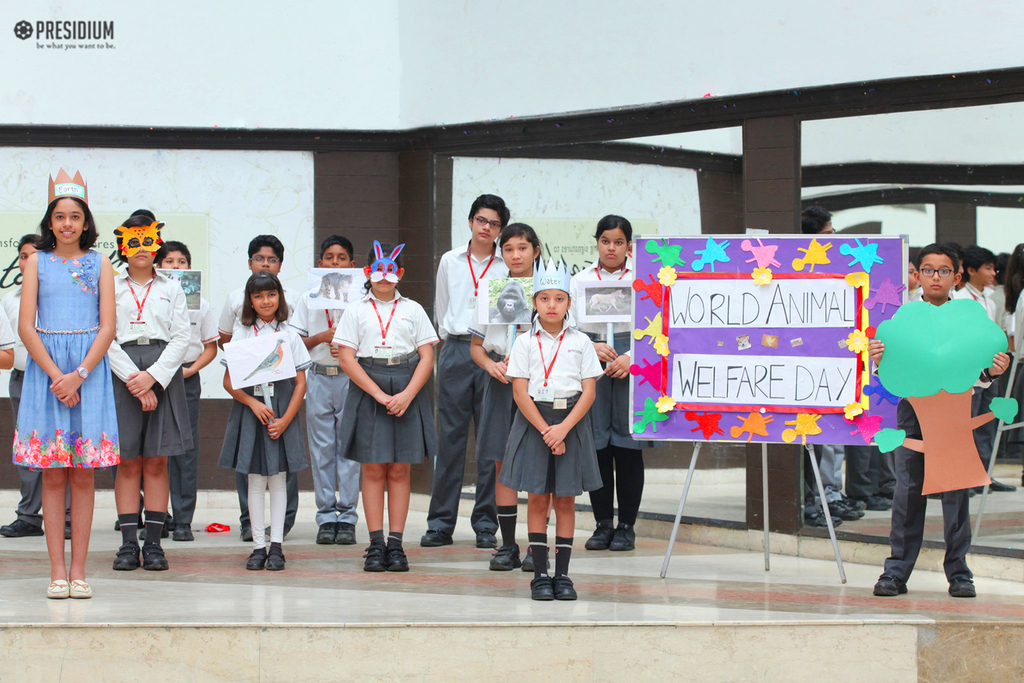 Presidium Indirapuram, SPECIAL ASSEMBLY ORGANISED ON THE OCCASION OF WORLD ANIMAL DAY