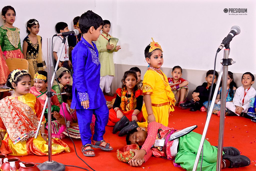 Presidium Gurgaon-57, PRESIDIANS CELEBRATE A BLISSFUL JANMASHTAMI WITH THEIR FRIENDS