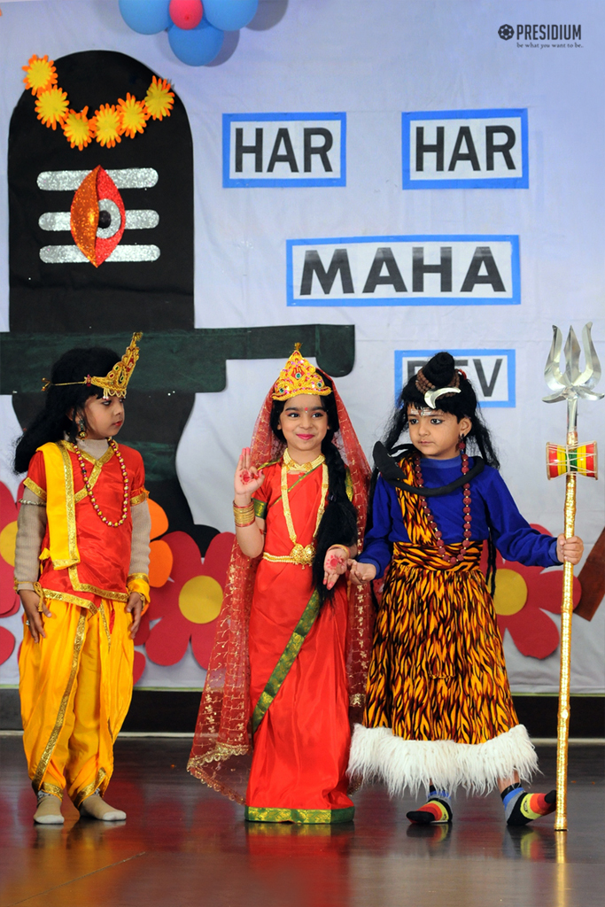 Presidium Rajnagar, YOUNG PRESIDIANS HONOUR THE GRACE OF LORD SHIVA ON MAHASHIVRATRI