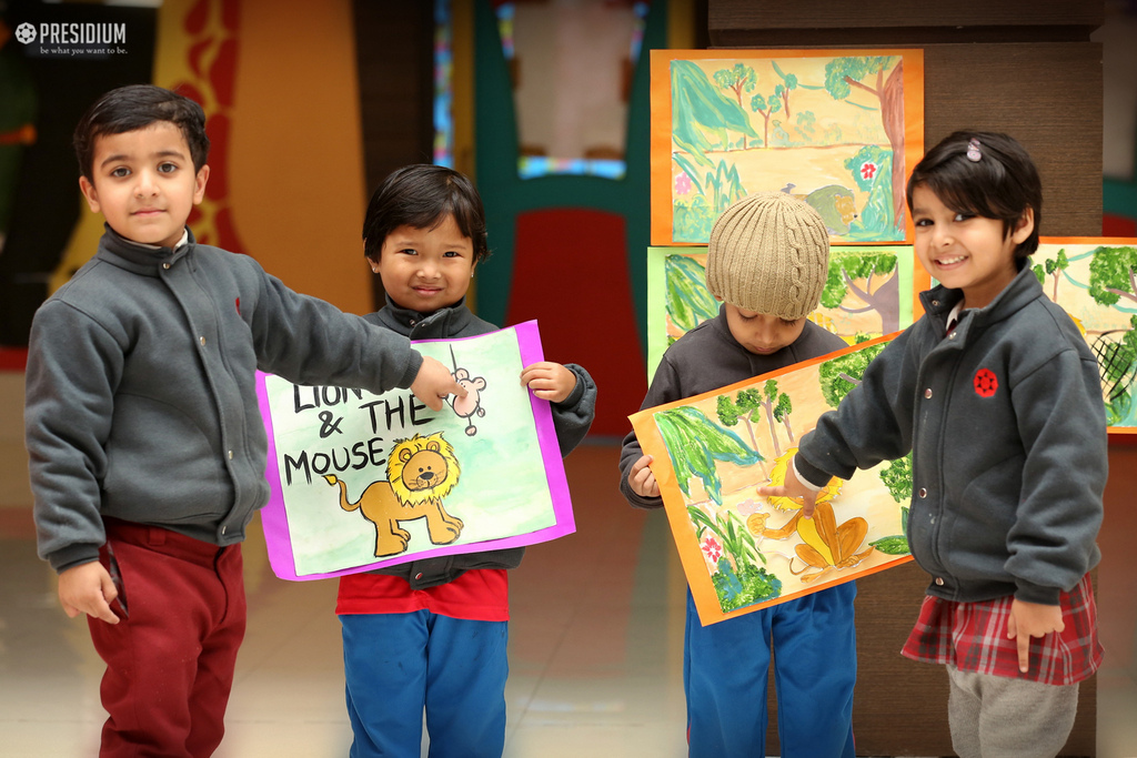 Presidium Rajnagar, LITTLE PRESIDIANS INDULGE IN A ERUDITE PICTURE READING ACTIVITY