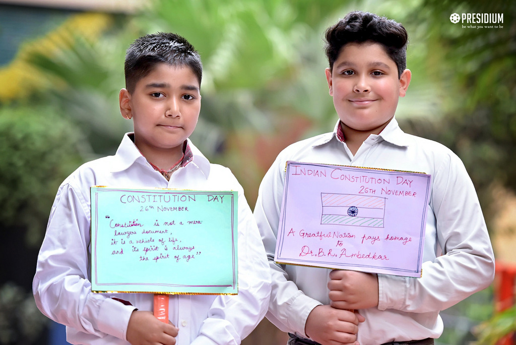 Presidium Pitampura, STUDENTS CELEBRATE NATIONAL CONSTITUTION DAY Presidium Pitampura, STUDENTS CELEBRATE NATIONAL CONSTITUTION DAY