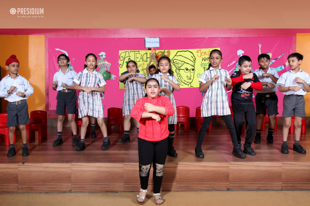 Presidium Pitampura, TEACHER’S DAY: STUDENTS DEDICATED A SPECIAL ASSEMBLY TO TEACHERS