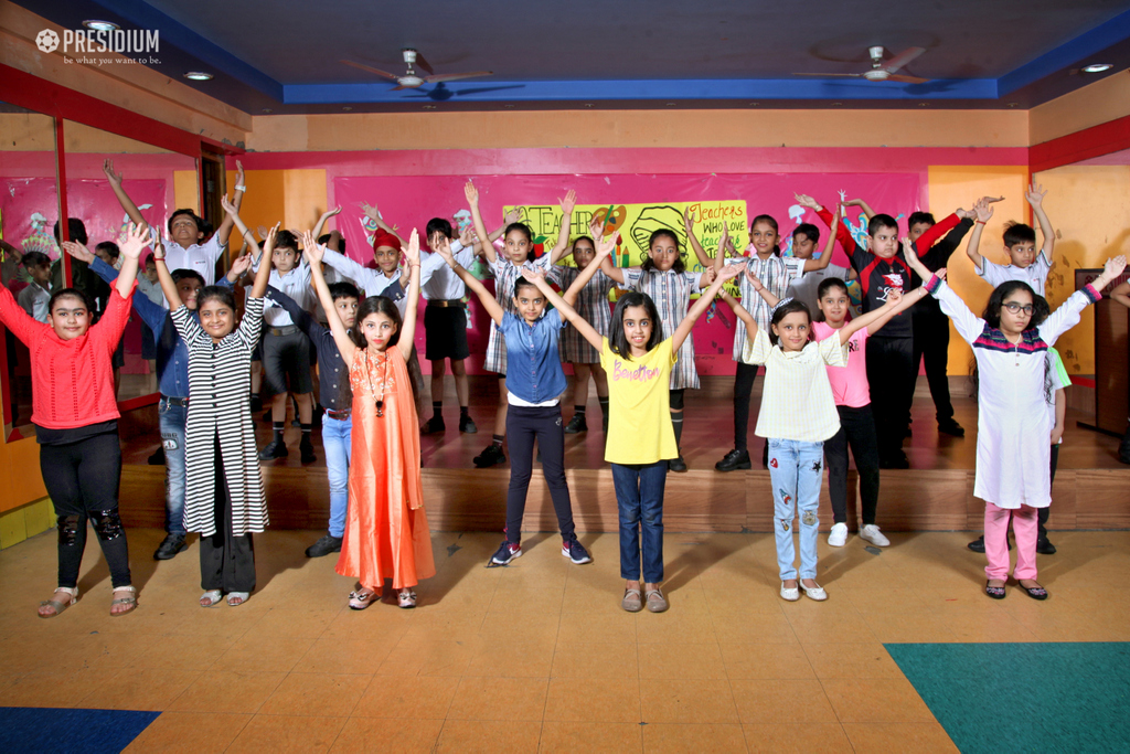 Presidium Pitampura, TEACHER’S DAY: STUDENTS DEDICATED A SPECIAL ASSEMBLY TO TEACHERS