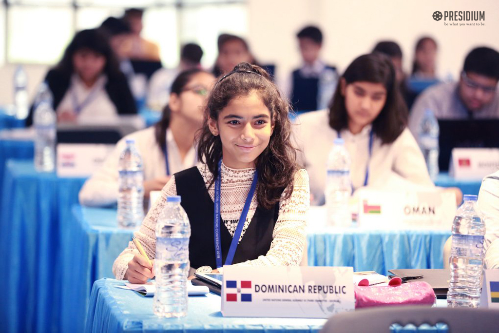 Presidium Indirapuram, PRESIDIANS DELIBERATE POWERFULLY ON YOUTH EMPOWERMENT AT PMUN