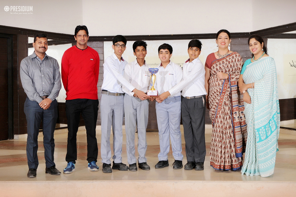 Presidium Indirapuram, OUR YOUNG CHESS MAESTROS MAKE IT TO THE CBSE CHESS NATIONALS