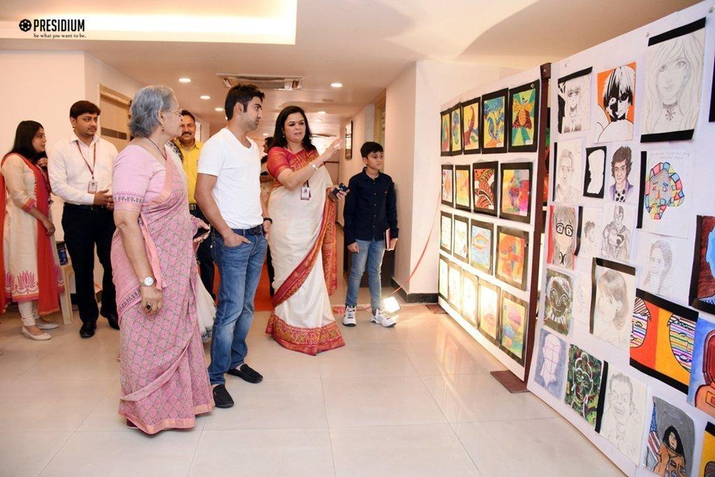 Presidium Gurgaon-57, PRESIDIUM’S ART EXHIBITION CELEBRATES BUDDING ARTISTS